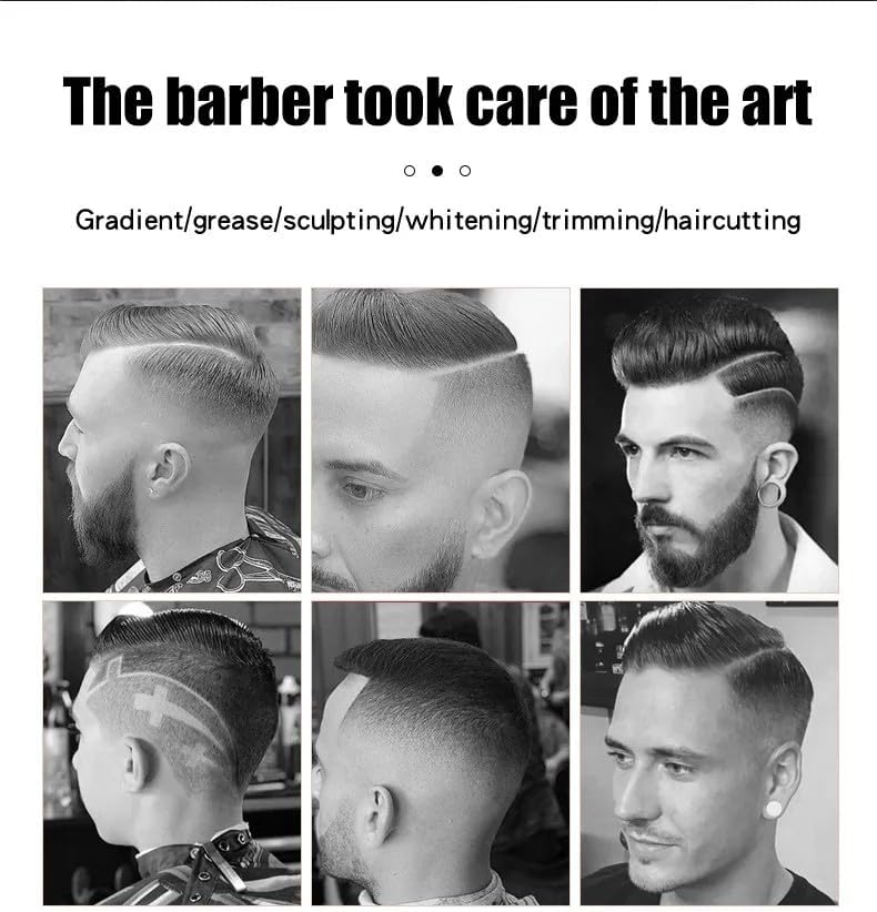 Professional Hair Clippers for Men, USB Charging Beard Trimmer Shaver Electric Kit, Cordless Barber and Trimmers Set, Cutting, Shaving Machines for Grooming Gifts