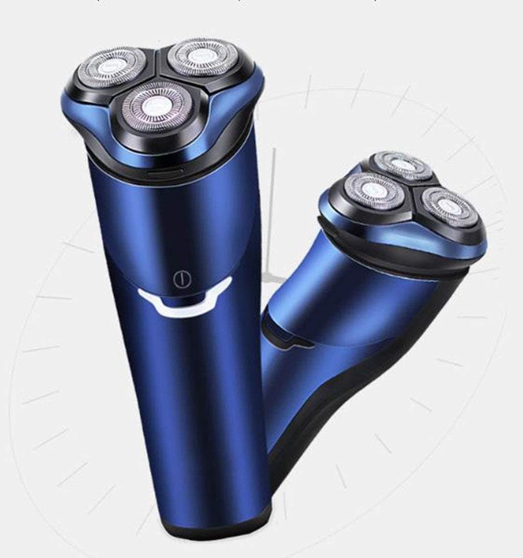 Electric Razor, Electric Shavers for Men, Dry Wet Waterproof Mens Rotary Facial Shaver, Portable Face Shaver Cordless Travel USB Rechargeable