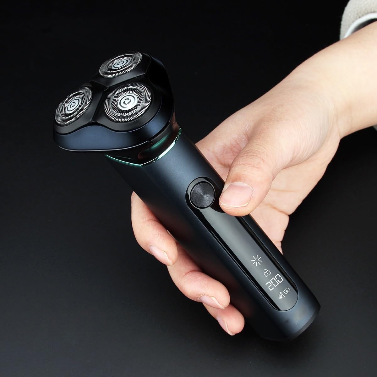 Electric Shavers for Men, Metal Housing 3D Floating Rotary Electric Shaver for Men Waterproof Beard Electric Razor Face Shaving Machine Rechargeable