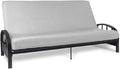 Milliard Full Size Futon Mattress, Light Grey, 71 x 52 x 6 Inch, Memory Foam Futon Mattress Full Size, CertiPUR-US, Comfy Sofa Bed, Couch, Removable Washable Hypoallergenic Cover, Frame Not Included