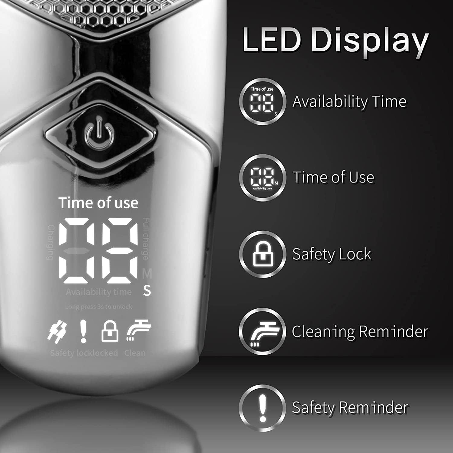 Electric Razor for Men, 6 in 1 Grooming Kits Electric Shaver Facial Body Electric Razor for Men Wet Dry Hair Beard Bald Head Shaving Machine Rechargeable