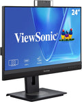 ViewSonic VG2457V 24 Inch 1080p Docking Monitor, IPS with Windows Hello IR Webcam Compatibility for Smooth Video Conferencing, Advanced Ergonomics, 90W USB-C, RJ45, HDMI, and DisplayPort Inputs