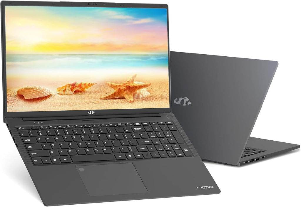 NIMO AI-Powered Laptop | 17' FHD Computer | 16GB RAM | 1TB SSD | Intel 6-Core i3 CPU | Webcam | 65W Type-C | Wi-Fi | Bluetooth | Backlit Keyboard | Fingerprint | Windows 11 | Copilot Ready | Black