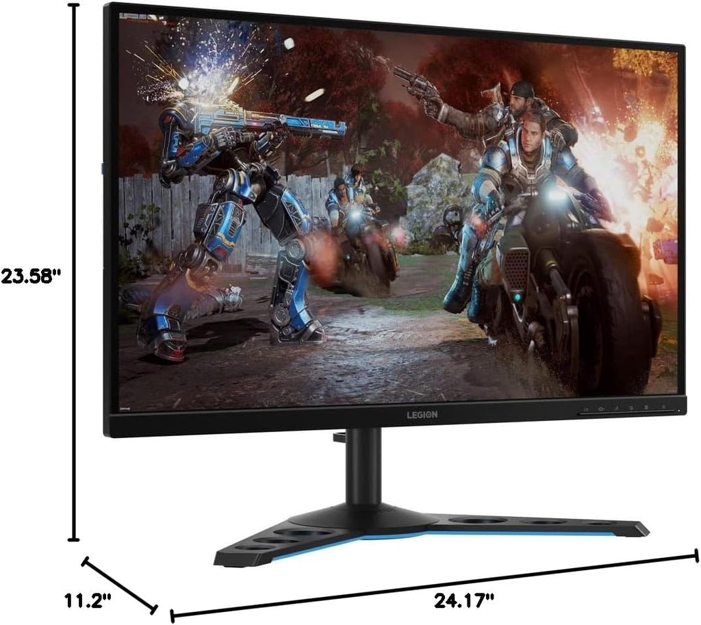 Lenovo Legion Y27q-20 Gaming Monitor, 27' QHD Display, 165Hz, 0.1ms Response, AMD FreeSync/Gsync Compatible, Lift/Tilt/Pivot/Swivel Stand, HDMI 2.0 and DisplayPort 1.4, 350 nits, Raven Black