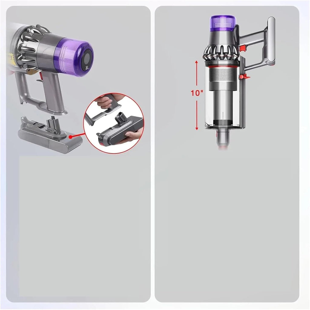 Motor Handle Main Body With Cyclone Assembly，Compatible With Dyson V11 SV14, Replacement Motor Accessories Engine Handle Shell Vacuum Cleaners(With switch)