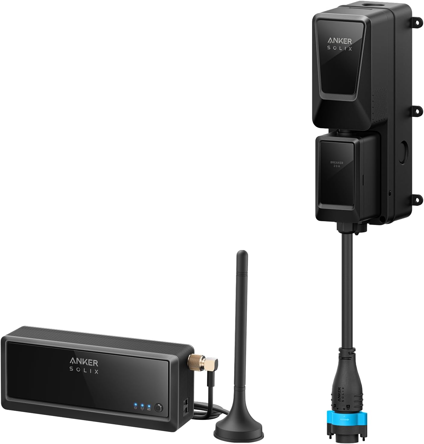 Anker SOLIX F3000 Power Saver Kit (Smart Meter + Bi-Directional InletBox), for Solar Generator SOLIX F3000 Series, Real-Time Al Energy Monitoring