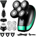 Electric Razor for Men, Multi Grooming Kit Digital Display Electric Shaver Hair Trimmer Beard Electric Razor Wet Dry Men Facial&Body Shaving Machine ( Color : Package A )