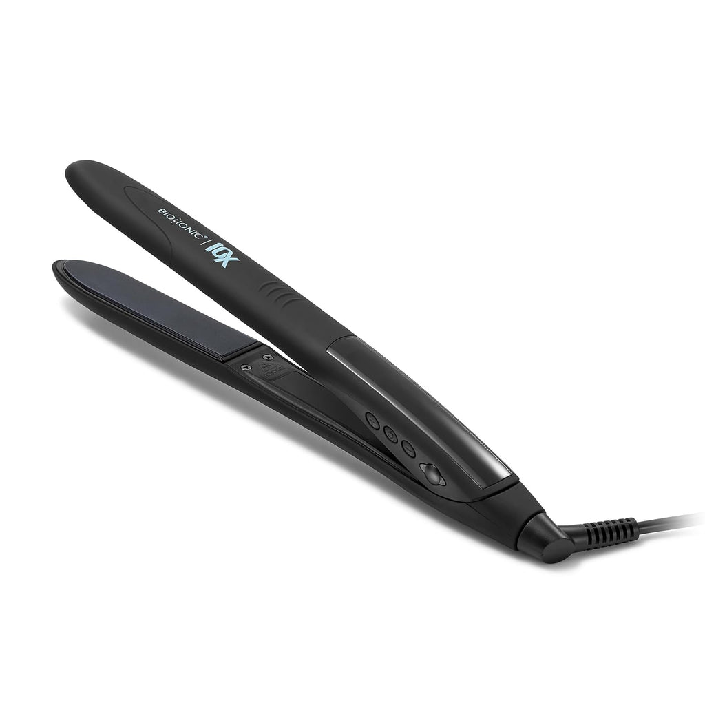 Bio Ionic 10X Styling Iron, 1' Hair Straightener with Moisturizing Heat Technology, Flat Iron for 10-Minute Styling, Hair Straightener and Curler