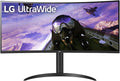 LG 34BP65C-B 34' 21:9 QHD UltraWide™ Curved Monitor with 1ms MBR, HDR10, 160Hz Refresh Rate & AMD FreeSync™ Premium