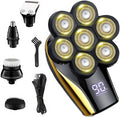 Electric Razor for Men, 5 IN 1 Mens Grooming Kit 7-blade Electric Shaver For Men Wet Dry Electric Razor Beard Body Hair Trimmer Shaving Machine Rechargeable