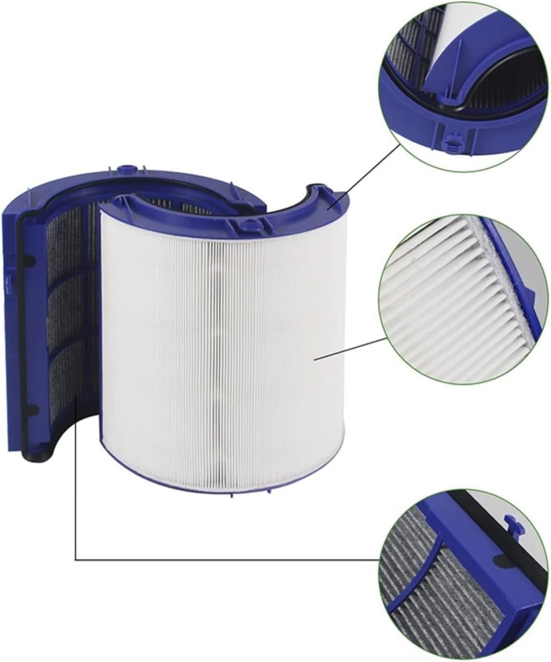 Air Purifier Compatible，Compatible For Dyson TP06 HP06 TP09 TP07, Replacement Filter Home