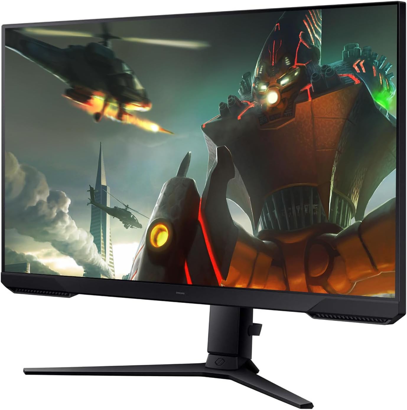 Samsung Odyssey G3 Series Gaming Monitor, 24' FHD Display, 180Hz, 1ms, AMD FreeSync, Black Equalizer, HDMI DisplayPort, Virtual Aim Point, Eye Saver, Flicker-Free, Adjustable Stand, w/HDMI Cable