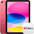 Apple iPad 11-inch: A16 chip, 11-inch Model, Liquid Retina Display, 128GB, Wi-Fi 6, 12MP Front/12MP Back Camera, Touch ID, All-Day Battery Life — Pink with AppleCare+ (2 Years)