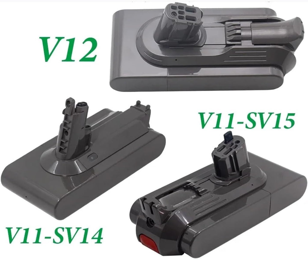 Vacuum Cleaner Battery,Battery ，Compatible for Dyson V12， Detect Slim Cordless V11 Absolute Extra V11 Absolute V11 Animal V11-SV14,V11-SV15 Battery 25.5V 3000mAh Battery(1pc V12)