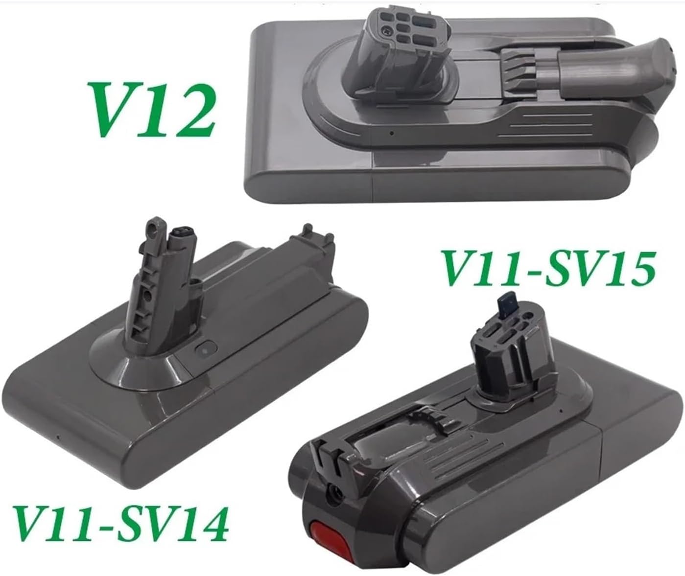 Vacuum Cleaner Battery,Battery ，Compatible for Dyson V12， Detect Slim Cordless V11 Absolute Extra V11 Absolute V11 Animal V11-SV14,V11-SV15 Battery 25.5V 3000mAh Battery(1pc V12)