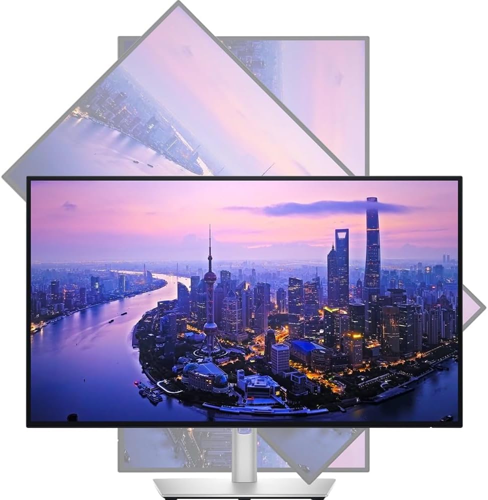 Dell U2725QE UltraSharp 27' 4K UHD 3840x2160 120Hz IPS Black Thunderbolt Hub Dual Monitor Bundle