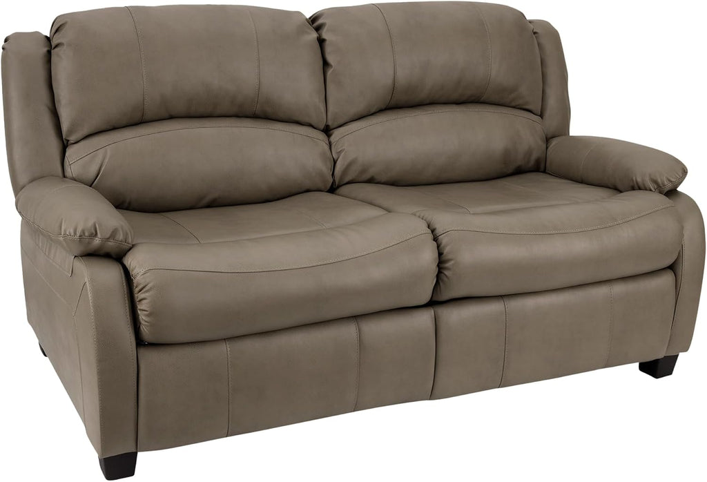 RecPro Charles Collection | 65' RV Hide A Bed Loveseat | Memory Foam Mattress | RV Sleeper Sofa | Pull Out Couch | RV Furniture | RV Loveseat | RV Living Room (Slideout) Furniture | Putty