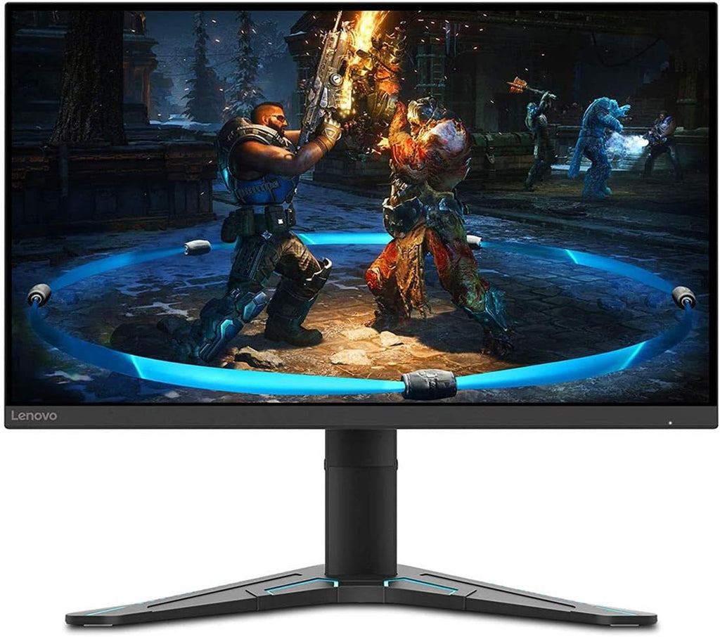 Lenovo G27-20 27-inch Gaming Monitor, FHD, IPS, 144Hz, 1ms, FreeSync Premium and NVIDIA G-SYNC Compatible, NearEdgeless, VESA Mount, Height and Tilt Adjust, HDMI, DP