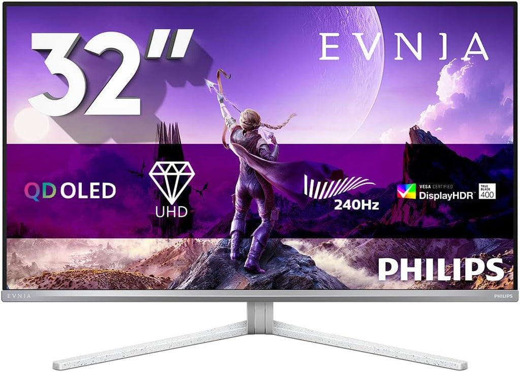 Philips M2N8900/00 Computer Monitor 86.4 Cm (34') 3440 X 1440, W128924222 (86.4 Cm (34) 3440 X 1440 Pixels Wide Quad Hd OLED White)