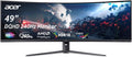 Acer Nitro 49' Gaming Monitor | UltraWide DQHD 5120 x 1440 | 1000R 32:9 Curved | AMD FreeSync | 240Hz Refresh Rate | 3ms (G to G) | 1 x Display Port 1.4 & 2 x HDMI 2.0 Ports | EI491CUR W3biiphx