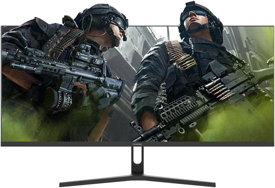 Viewedge Gaming Monitor 34 inch WQHD (3440x1440p) 165Hz Computer Monitor, 1ms 120% sRGB HDR10 VA DisplayPort HDMI Monitor, Wall Mountable Built-in Speakers