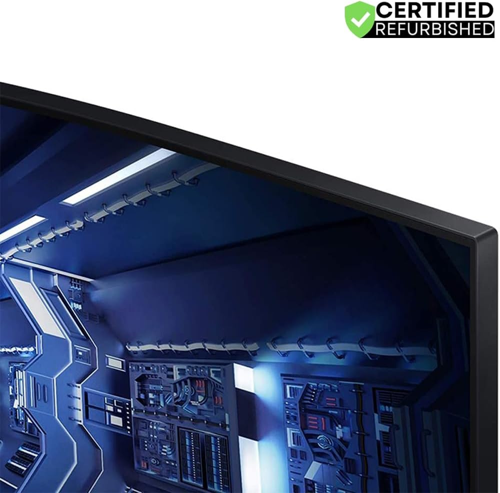 Samsung 34 inch Odyssey G55T WQHD 165Hz 1ms(MPRT) HDR Curved Gaming Monitor - (Renewed)