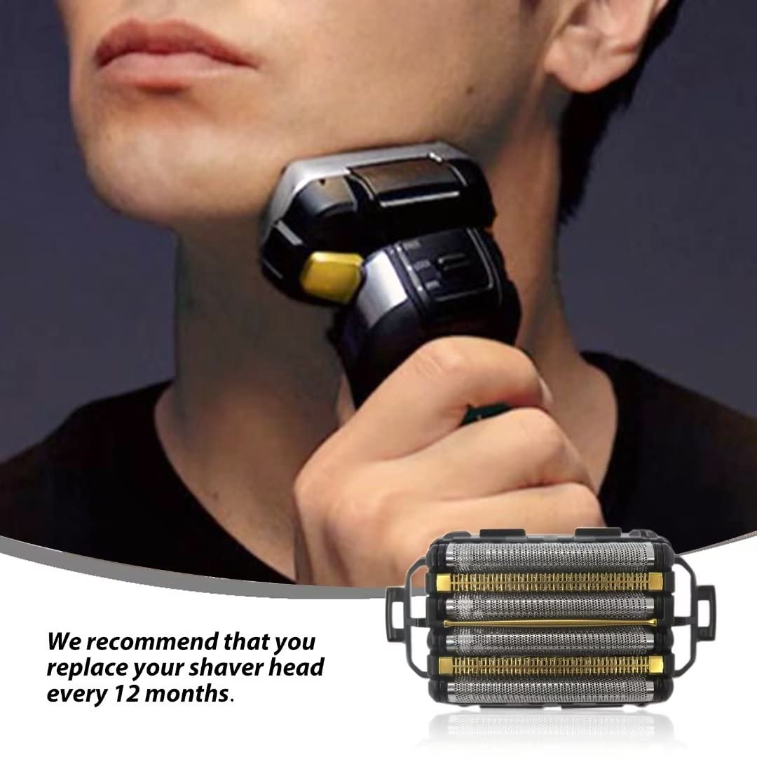 WES9600P Men's Electric Razor Replacement Inner Blade & Outer Foil Set with ARC6 6-Blade Shaver for Panasonic, Compatible ES-LS9A-K and ES-LS8A-K