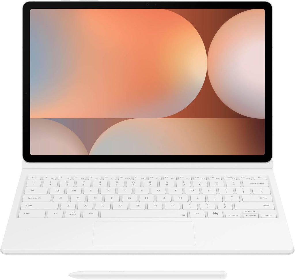 SAMSUNG Galaxy Tab S10+ Book Cover Keyboard AI Key, Detachable Platform, PC-Like Experience, Adjustable Viewing Angles, Wireless Keyboard Sharing, US Version, White