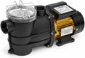 XtremepowerUS 3/4HP Swimming Pool Pump (2400GPH) Pond Self Prime Above-Ground Pond Spa Pool Pump w/ Strainer Basket 1.5'NPT Listed