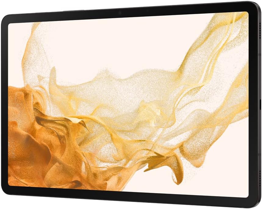 Samsung Galaxy Tab S8 Android Tablet, 11' LCD Screen, 128GB Storage, DeX Productivity, Qualcomm Snapdragon, S Pen Included, All-Day Battery Ultra Wide Camera, Graphite (Renewed)