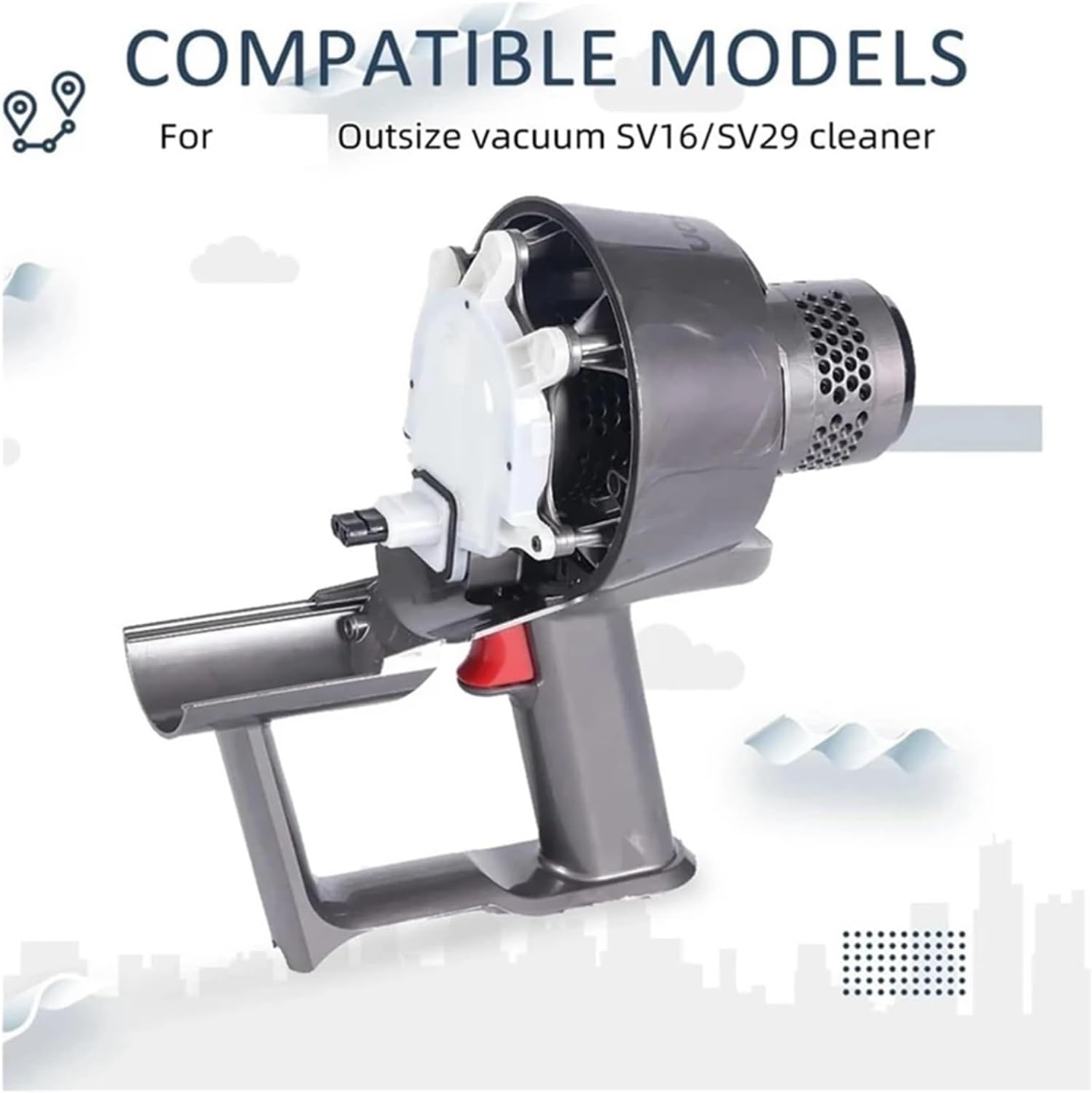 ABWQ Main Body Replaceparts Board Motor Assembly Compatibility for Dyson V11 Outsize SV16 SV29 Vacuum Cleaner Parts Host Handle Shell