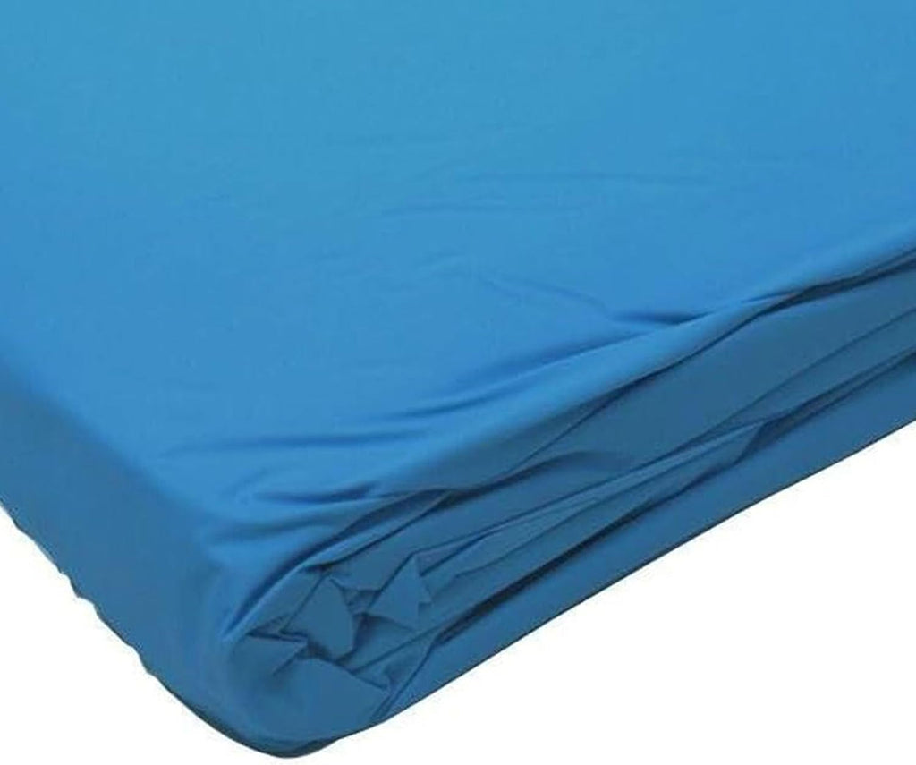 Swimline 24 Feet Solid Round Above Ground Swimming Pool Overlap, Standard Gauge Liner, Vinyl, Easy Installation, Blue