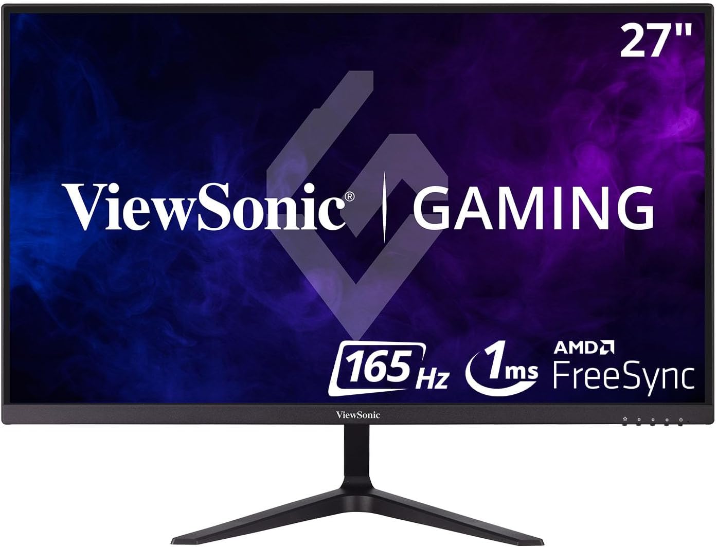 ViewSonic VX2718-P-MHD 27 Inch 1080p 1ms 165Hz Gaming Monitor with AMD FreeSync Premium, Eye Care, HDMI and DisplayPort (Renewed)