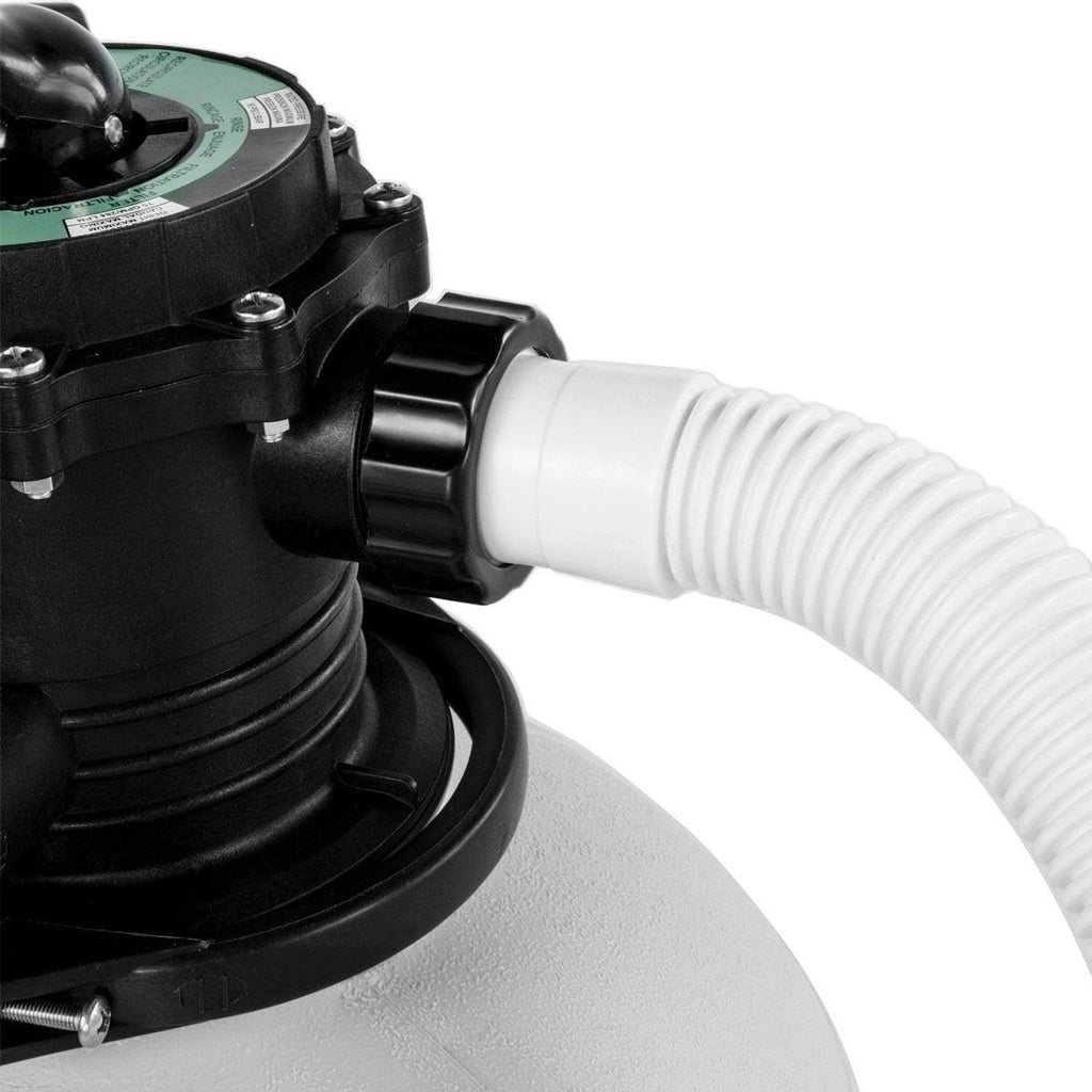 XtremepowerUS 16' Sand Filter Swimming Pool 3/4 HP Pool Pump Timer 15,000GAL Above Ground Pool Set