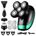 Head Shavers for Bald Men, 5 in 1 Multi Grooming Kit Digital Display Electric Shaver Hair Trimmer Beard Electric Razor Wet Dry Men Facial & Body Shaving Machine