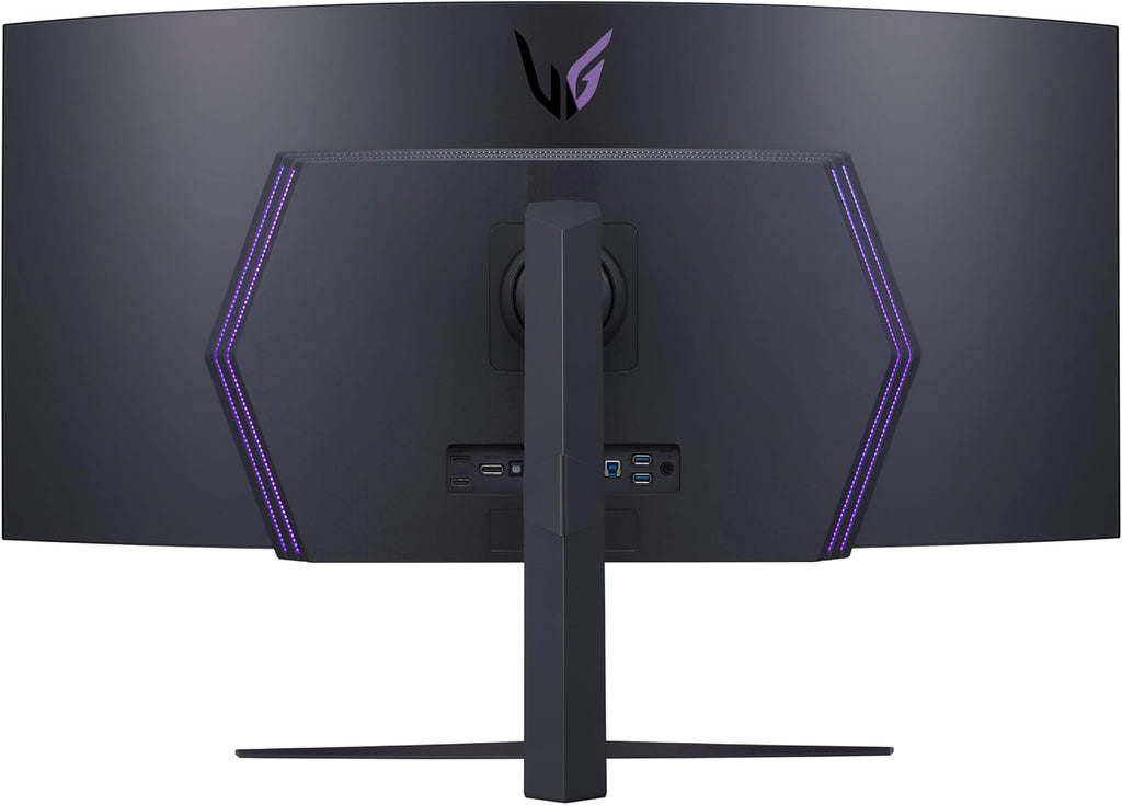 LG 45GR95QE-B Curved Ultragear Gaming Monitor 45-Inch (3440 x 1440) OLED Display, 240Hz Refresh Rate, 0.03ms GtG Response Time, NVIDIA G-SYNC Compatible, Contrast Ratio 1.5M:1, Black