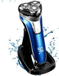 Electric Shavers for Men,Dry Wet Waterproof Mens Rotary Facial Shaver, Portable Face Shaver Cordless Travel Fast Charging Waterproof Mens Electric Razor