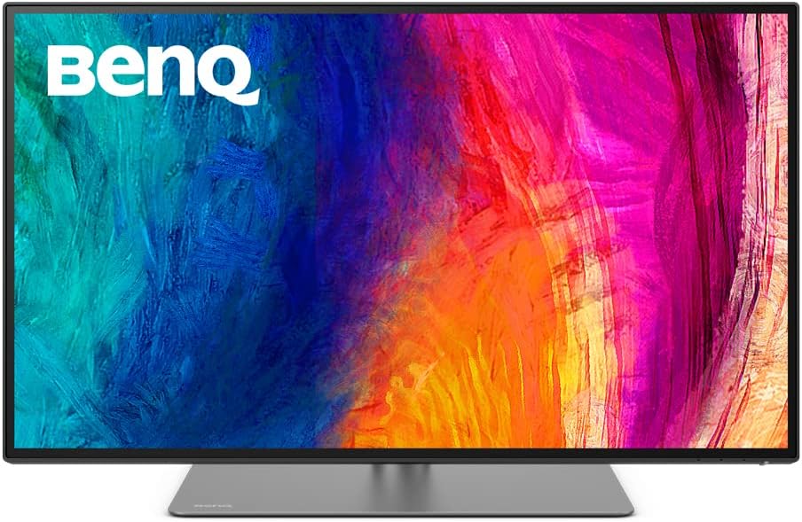 BenQ PD2725U 27 Inch 4K UHD AQCOLOR Computer Monitor w/ Thunderbolt 3 for MacBook, Mac Monitor, HDR, 95% P3, Daisy Chain, KVM, Hotkey Puck, DualView, Ergonomic Design (Renewed)