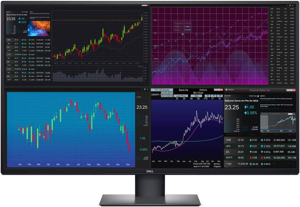 Dell U4320Q UltraSharp 43 Inch 4K UHD Computer Monitor - IPS Gaming Display, HDMI, USB-C, PC Monitor for High-Performance Gaming and Workstations (Renewed)