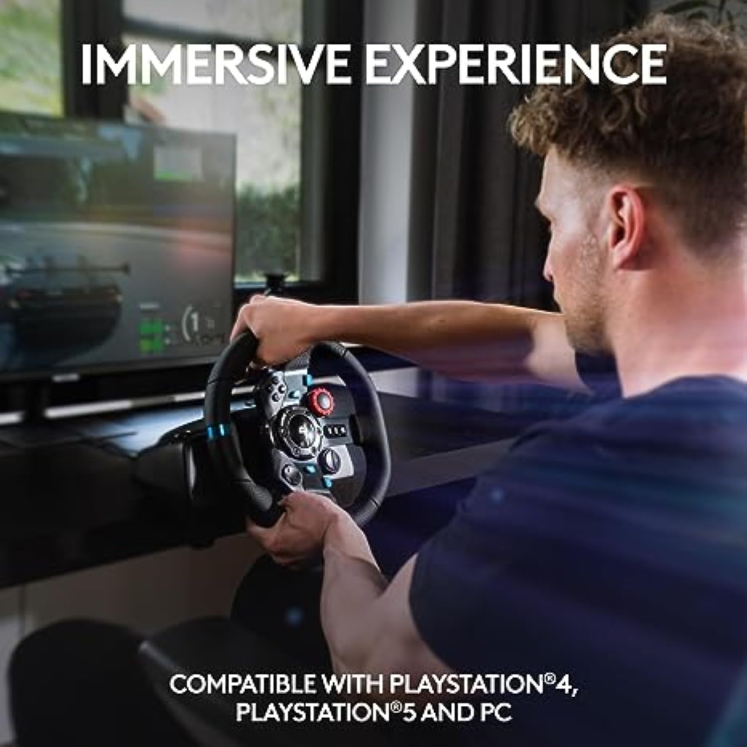 Logitech G29 Driving Force Racing Wheel + Floor Pedals + Driving Force Shifter + ASTRO Gaming A20 Wireless Headset Gen 2 Bundle -PS5, PS4, PC, Mac