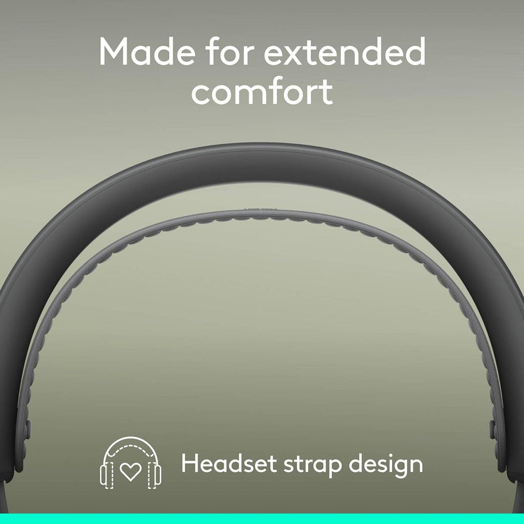 Logitech Zone Wireless 2 ES for Business - Noise-Canceling Wireless Headset with Adaptive Hybrid ANC, Native Bluetooth, Microsoft Teams Certified - Graphite