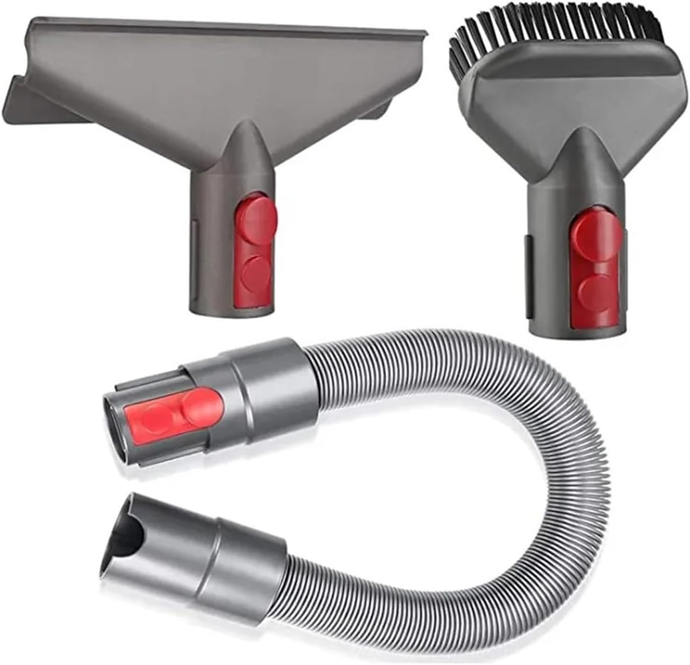 TEidea Accessory Tool Kit，Compatible for Dyson V11 V10 V7 V8 Cordless Absolute Animal Vacuum Cleaner,Hose Stiff Brush Vacuum Attachments