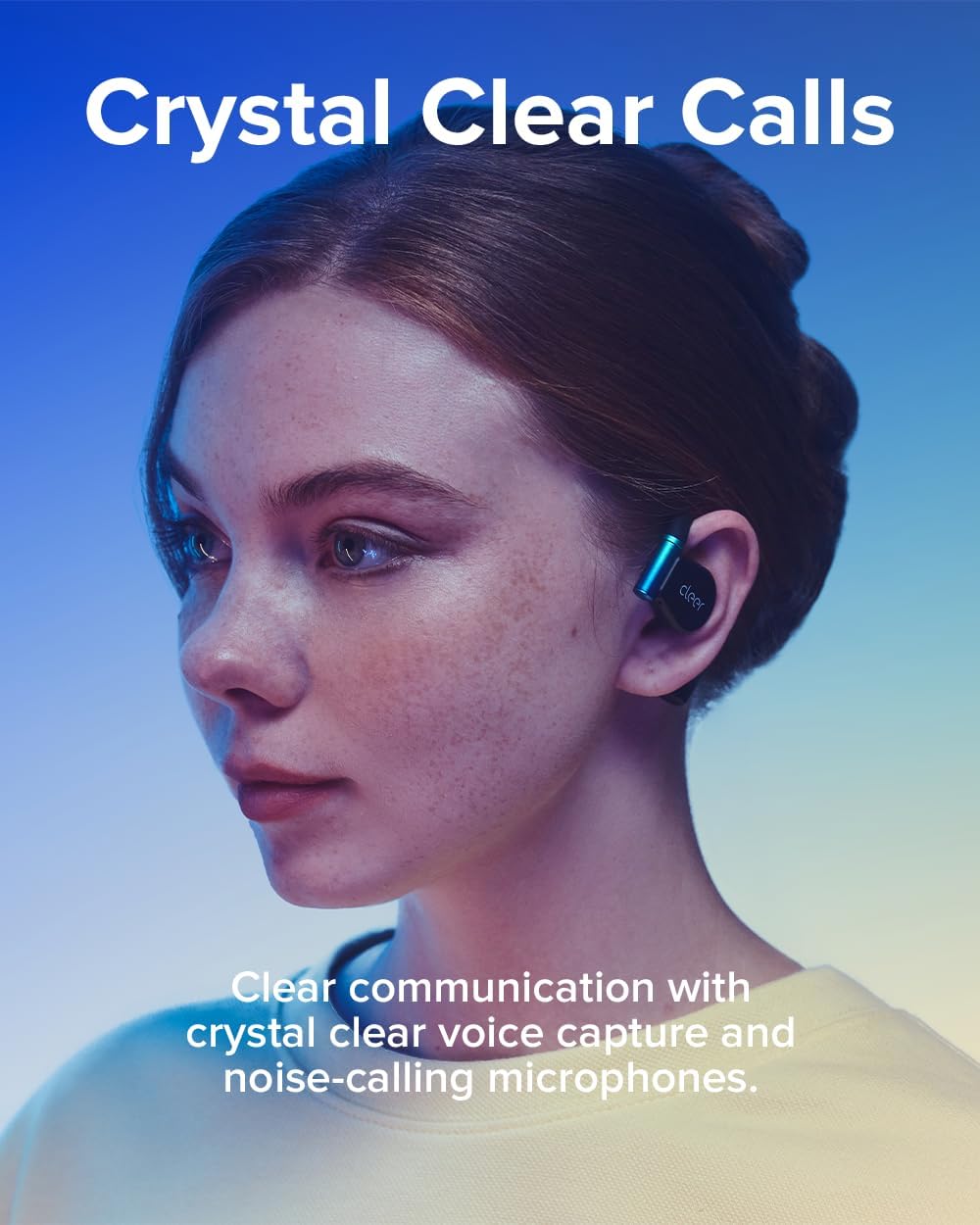 Cleer ARC 3 Gaming Earbuds - True Wireless Open Ear Headphones,Ultra-Low Latency,Snapdragon & Dolby Sound, Bluetooth 5.4, USB-C Dongle,50Hr Battery, Compatible with PS4, PS5, PC, Quest, Switch, Black