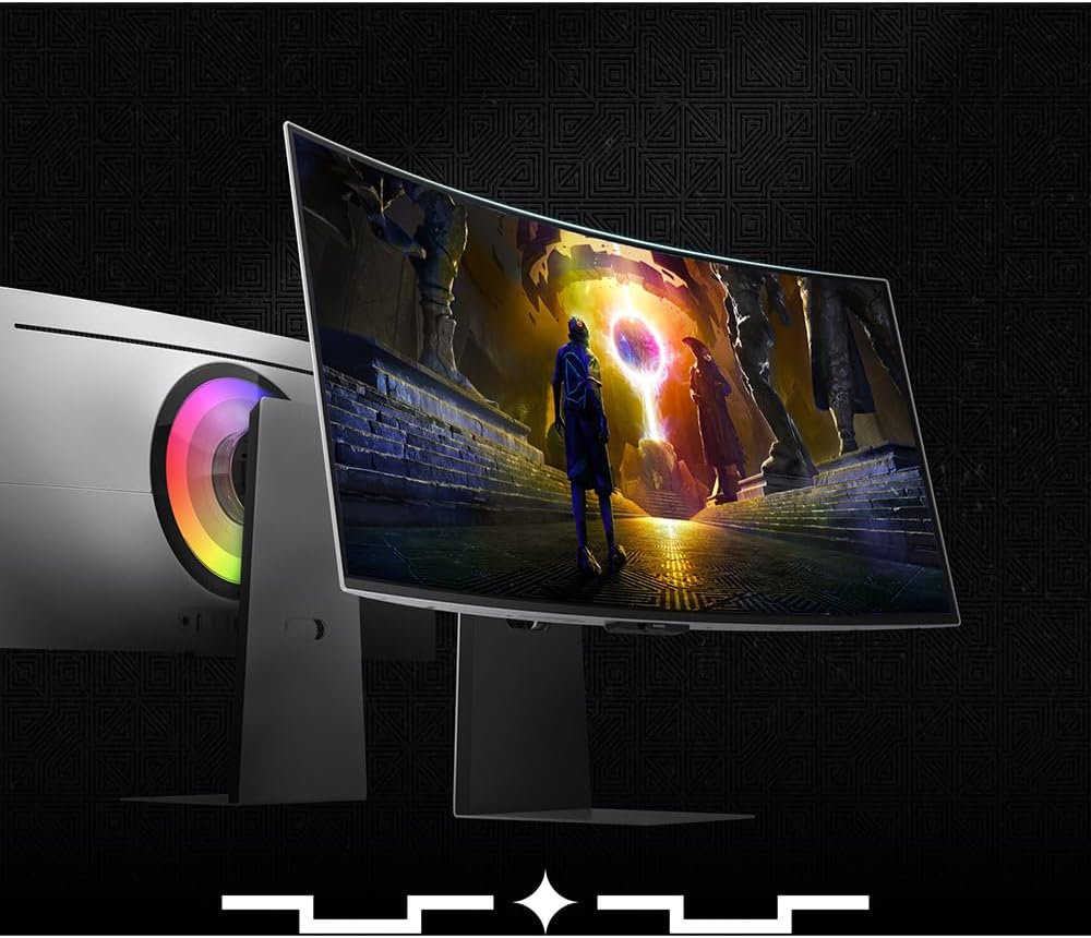 Samsung G85SD 34-inch Odyssey OLED G8 Ultra-WQHD Curved Gaming Monitor - (Renewed)