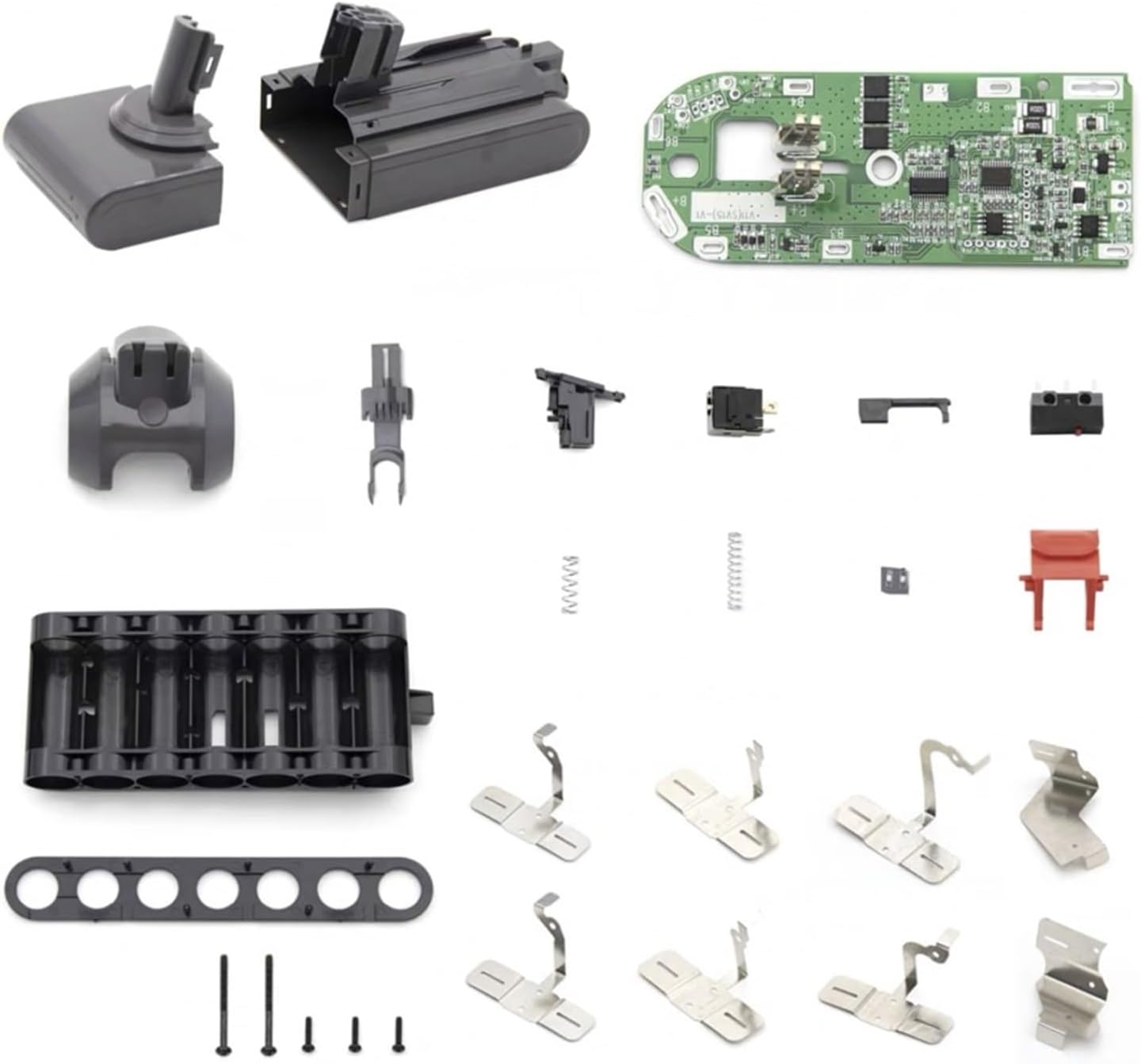 Compatible For Dyson， V11 Vacuum Cleaner Battery PCB Board Protection Board Plastic，Compatible For Dyson， V11 Material(1set)