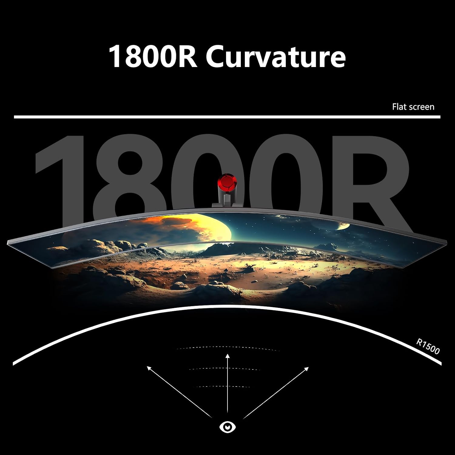 INNOCN 49' 240Hz Curved Monitor Ultrawide Gaming QHD 5120 x 1440P Computer Monitor, R1800, 99% sRGB, HDR400, USB Type C, DisplayPort, HDMI, Built-in Speakers, Height/Tilt Adjustable - 49C1S