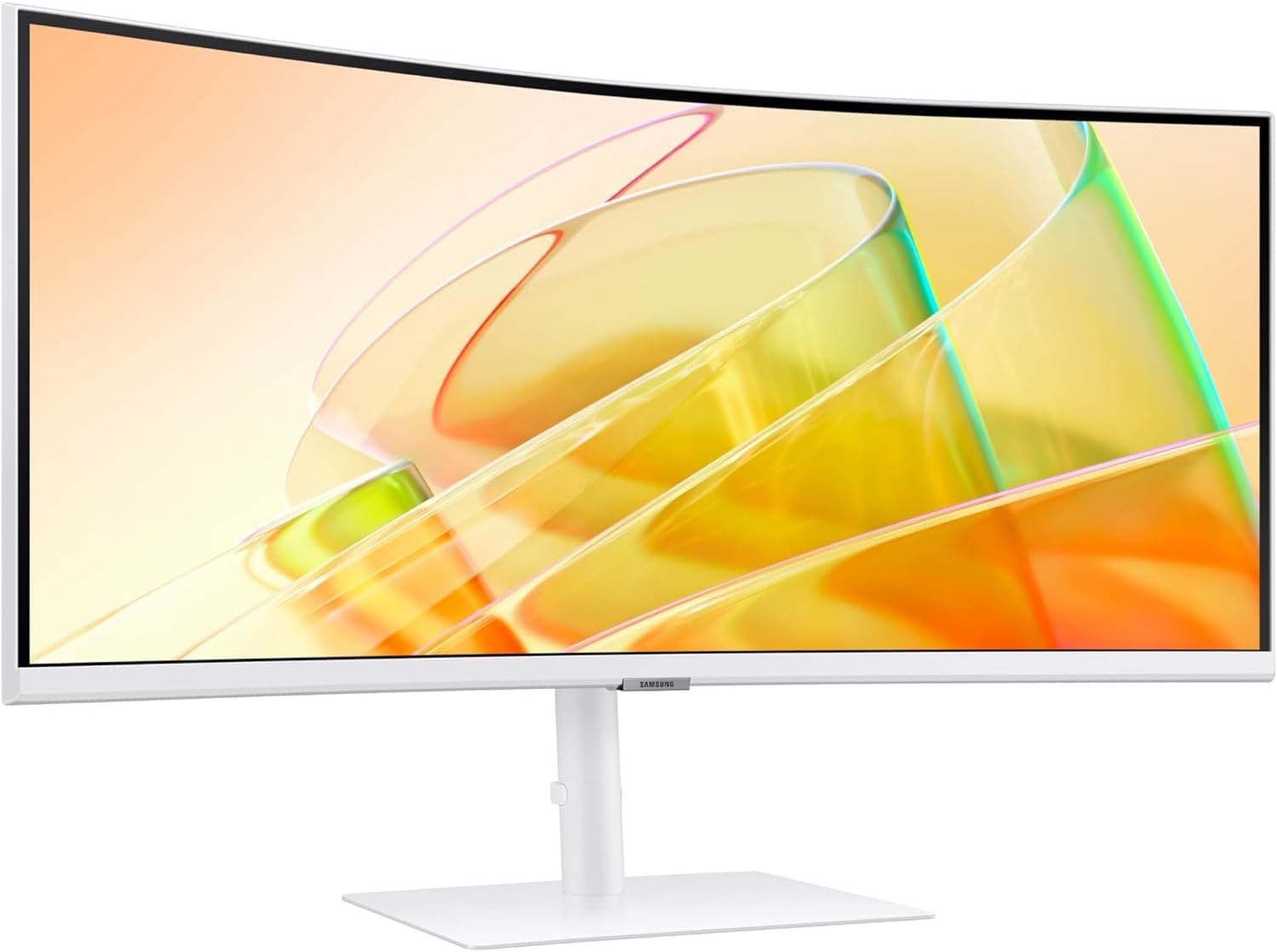 Samsung 34' ViewFinity S65TC Ultra-WQHD 100Hz AMD FreeSync HDR10 Curved Monitor Bundle with Deco Gear Wired Gaming Mouse + Large Extended Pro Gaming Mouse Pad Water Resistant