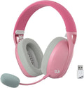 Redragon H848 Wireless Gaming Headset - Lightweight - 7.1 Surround Sound - 40MM Drivers - Detachable Microphone - Multi Platforms for PC, PS5/4/3, Switch, Mobile