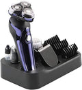 Electric Shaver for Men 4D Rechargeable Rotary Razors Beard Trimmer Face Shavers Waterproof Wet & Dry Cordless with Pop-up Trimmer