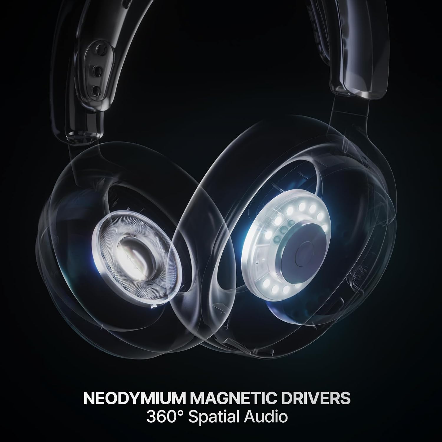 SteelSeries Arctis Nova 7X Wireless Gen 2 Gaming Headset - Real-Time App Control, 50+ HR Play, Neodymium Drivers, Mix 2.4GHz/Bluetooth, Xbox, PC, PS5/PS4, Switch 1/2, Mobile - White